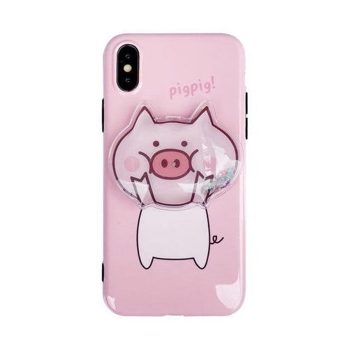 3D Squishy Piggy iPhone Case