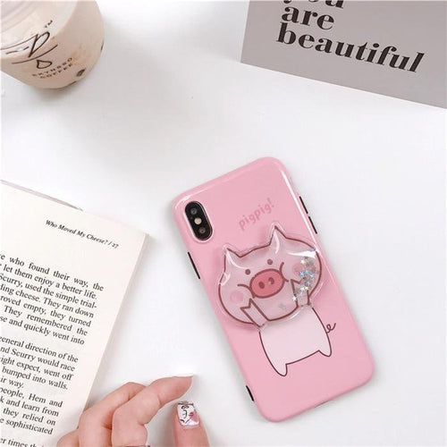3D Squishy Piggy iPhone Case