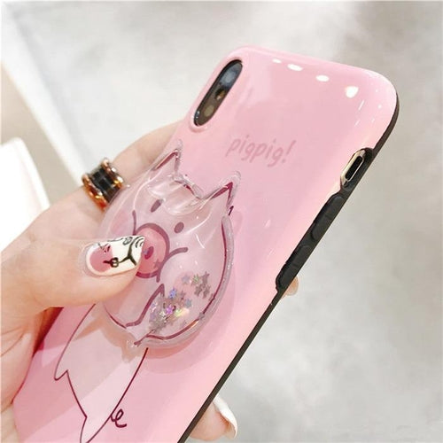 3D Squishy Piggy iPhone Case