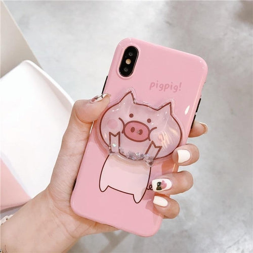 3D Squishy Piggy iPhone Case