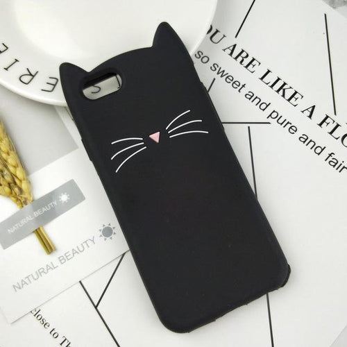 Cat Phone Case with 3D Squishy Kitty Paw
